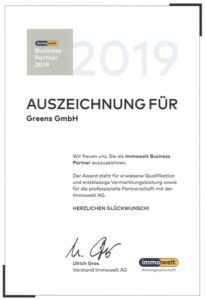 immowelt award greens